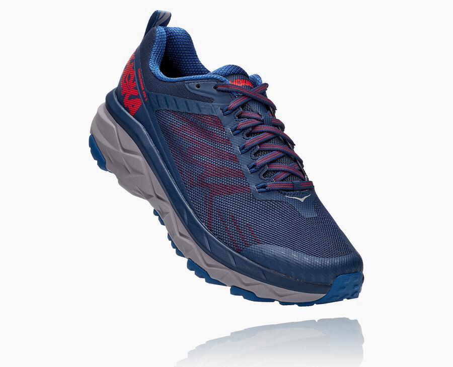 Chaussure Trail Hoka One One Challenger Atr 5 Homme - Bleu Marine - BNH-459872